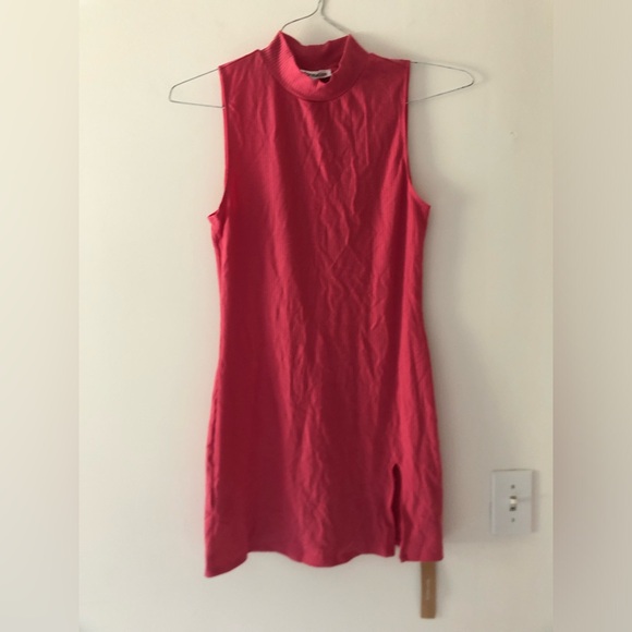 NWT Reformation Skyler Knit Sleeveless Mini Dress in Snapdragon Pink Size Small - Picture 3 of 13